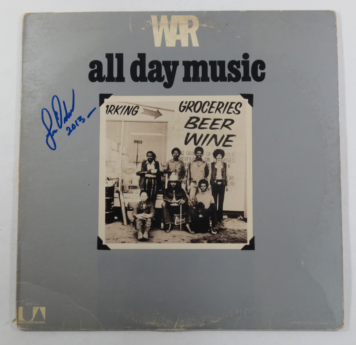 Lee Oskar Signed Lp Record Album War All Day Music W Auto Ebay