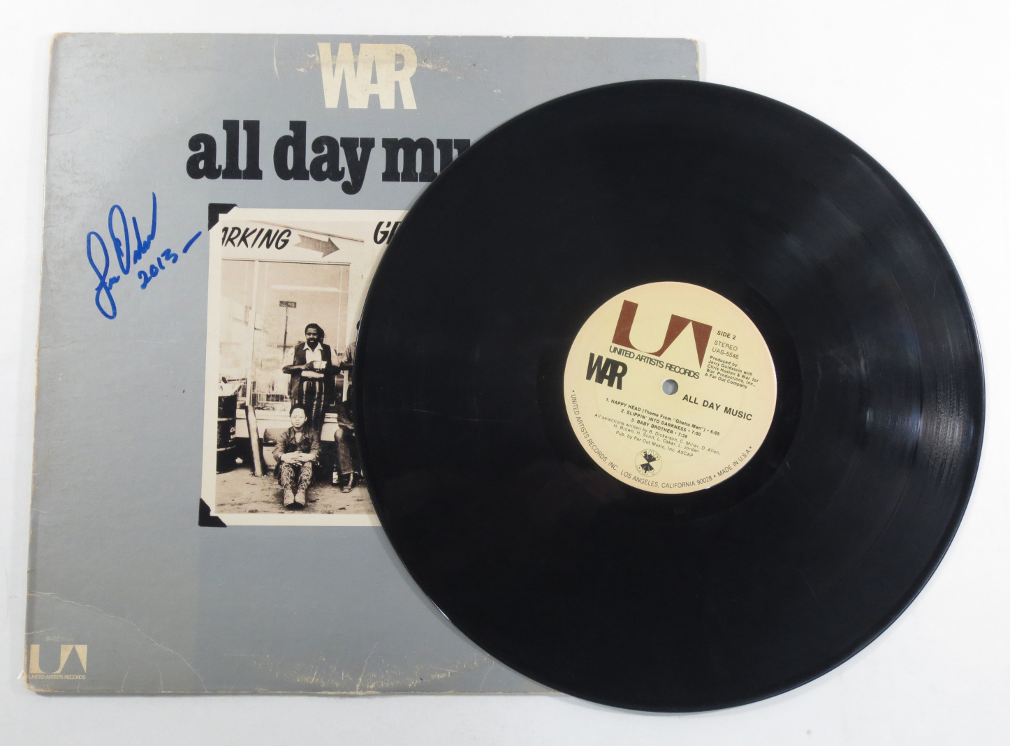 Lee Oskar Signed Lp Record Album War All Day Music W Auto Ebay