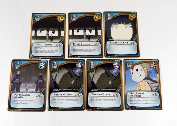 Lot Of (7) Naruto Shippuden Tcg Sage's Legacy Mission Cards 